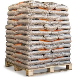 Granulés HEIZFUXX gris EN+ A2 — Palette 65 sacs x 15kg