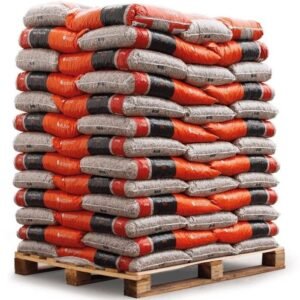 Granulés HEIZFUXX rouge EN+ A1 — Palette 65 sacs x 15kg
