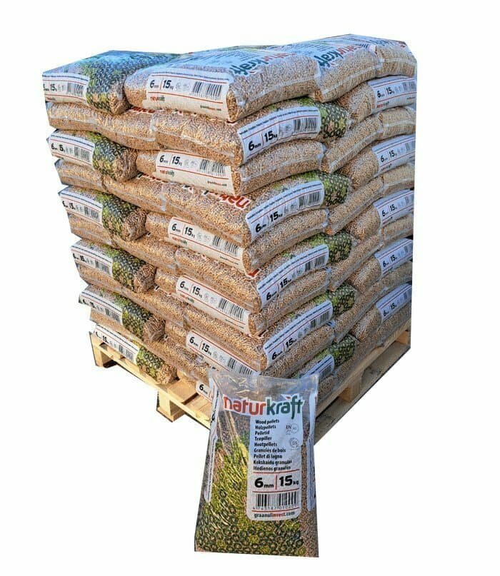 Palette de pellets Naturkraft – 66 sacs de 15 kg